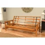 Kodiak Furniture Monterey Queen Solid Wood Futon Frame in Butternut/Brown - Image 3