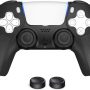RALAN Silicone Rubber Cover Skin case Anti-Slip Water Transfer Customize for PS5 Controller + Extra Thumb Grips x 10. - Image 1