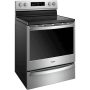 Whirlpool - 30 in. Wide 4 element 6.4 cu. ft. Self-Cleaning Freestanding Electric Convection Range - Stainless Steel - Image 2