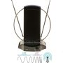 Indoor Digital TV Antenna Table Amplified Signal Booster HDTV UHF VHF FM - Image 1