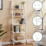 Convenience Concepts French Country Bookshelf Ladder, White - Image 4