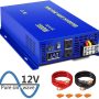 XYZ INVT Pure Sine Wave Power Inverter 3000 watt Power Inverter 48v DC to AC 120vSurge 6000 watt, Automotive Back Up Power Supply Car Inverter - Image 1