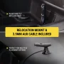 Scosche BTAXS2-1 MotorMouth III Bluetooth Handsfree Receiver MP3/Aux Adapter w/ Built-in Mic Black - Image 5
