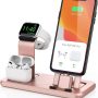 Conido 3 in 1 Charging Station for Apple Products, Stand for Apple Watch 7/SE/6/5/4/3/2/1, for AirPods Pro/3/2/1 Charging Dock, Charger Station for iPhone 13/12 mini/12 Pro Max/11Pro Max/XS Max/8Plus - Image 1