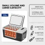 Simzlife 12 Volt 19QT(18L) Portable Car Refrigerator, -4℉~50℉, 12/24V DC & 110-240V AC, Mini Fridge for RV Camping, Travel, Truck, Home, Black - Image 4
