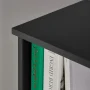 71 in. Black 5-Shelf Basic Bookcase with Adjustable Shelves - Image 4