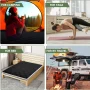 ABORON Futon Mattress Queen Size 4" Thick Japanese Floor Mattress Folding Guest Mattress Protable Roll up Mattress Soft Memory Foam Tatami Mat Sleeping Pad for Bedroom Camping Tent - Image 6