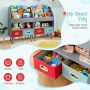 Gray Kids Bookshelf with Open Compartment for Toddlers 3+ Years Old - Image 5