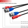 Tainston 2 Pack 150 Feet BNC Video Power Cable,BNC Extension Wire Pre-Made All-in-One Video Security Camera Wire with Connectors for CCTV Camera DVR Surveillance System - Image 2