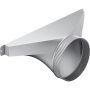 8" Round Side/Rear Transition for Select Thermador Downdrafts - Silver - Image 1