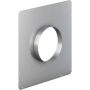 6" Round Front Plate for Select Thermador Downdraft Range Hoods - Silver - Image 2