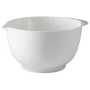 2, 3 and 4 l Melamine Mixing Bowl Set in White (Set of 3) - Image 4