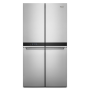 Whirlpool - 36 in. Wide 19.4 cu. ft. Counter Depth 4 Door Refrigerator - Fingerprint-Resistant Stainless Finish - Image 1