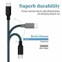 10FT Aluminium USB-C Type-C 3.1 Data Sync Charging Cable S8,S9 Nylon Braided - Image 5