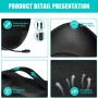Suerbeaty Shiatsu Back and Neck Massager with Heat, Deep Tisctric Massage Pillow for Back,Shoulders,Legs,Foot,Body Musclesue Kneading - Image 2