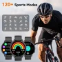 Mingdaln men's Smart Watch 1.39-inch, with Answer Make Call/IP68 waterproof/10 days standby, with Fitness Tracker,fits for Android iPhone Devices, perfect gift( Black) - Image 2