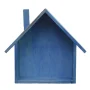 Wooden Hanging Shelf Wall Shelf Vintage Decor Shelf, 24x19x9cm,Blue - Image 2