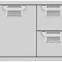 Aspire by Hestan - Aspire AESDR Series 30" Double Drawer and Storage Door Combination - Clear - Image 1
