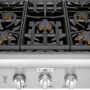 Thermador - Professional Series 30" Gas Rangetop with 5 Pedestal Star Burners and LP Conversion - Stainless Steel - Image 1