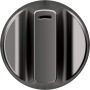 Front Control Electric Knobs and Handles for Café Electric Ranges - Brushed Black - Image 2
