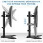 Mount-It! Adjustable Height Desk Monitor Tilt Mount - Image 3