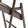 Blue Metal Stackable Folding Chair (Set of 4) - Image 3