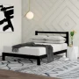 Camea Contemporary Modern Metal Platform Bed - Image 4