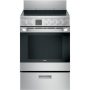 Haier - 24 in. Wide 4 Elements 2.9 Cu. Ft. Freestanding Electric Convection Range - Stainless Steel - Image 1