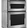 KitchenAid - Smart Oven+ 30" Single Electric Convection Wall Oven with Built-In Microwave - Stainless Steel - Image 2
