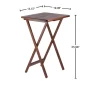 Alex19.06 in. Walnut 5-Piece Snack Table - Image 3