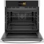 GE Profile - 30" Smart Built-In Single Electric Convection Wall Oven with Air Fry & Precision Cooking - Stainless Steel - Image 3
