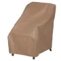 Duckcovers Essential 28 in. W x 35 in. D x 35 in. H Latte High Back Chair Cover - Image 1