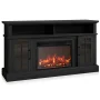 Kehaulani 65" Media Console TV Stands with Electric Fireplace - Ashland Pine - Image 4