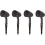 Sonance - SGS 4 SAT PACK - Garden Series 3-1/2" 2-Way Outdoor Satellite Speaker (4-Pack) - Dark Brown - Image 1
