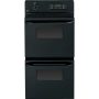 GE - 24" Built-In Double Electric Wall Oven - Black - Image 1
