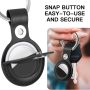 Airtag Finder Case Compatible with AirTags, Protective Cover for Air Tag Keychain Holder Tracker Finder (Red) - Image 4