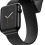 Raptic - Hybrid Mesh Watch Band for Apple Watch 42mm, 44mm, 45mm - Black - Image 1