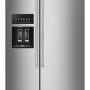 KitchenAid - 36 in. Wide 25 cu. ft. Side-by-Side Refrigerator - Stainless Steel - Image 1