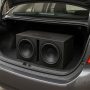QPower QBOMB12V Dual 12" Vented Ported Subwoofer Sub Box with Bedliner Spray - Image 5