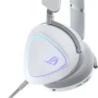ASUS - ROG Delta II Wireless RGB Gaming Headset for PC/Mac, Xbox, PS5, PS4 and Switch - White - Image 2