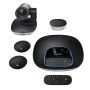 Logitech - GROUP Videoconferencing System Bundle with Expansion Microphones for Mid to Large-sized Meeting Rooms - Black - Image 1