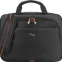 Solo New York - Ace Slim Briefcase for 13.3" Laptop - Black With Orange Accents - Image 1