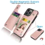 Njjex For Apple iPhone 15,15 Pro,15 Plus,15 Pro Max 5G Wallet Case, iPhone 15 Pro Max 6.7" PU Leather Case,Luxury Slim Folio Flip Kickstand Shockproof Cards Holder Wallet Case Cover -Rose Gold - Image 4