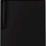 GE - 28 in. Wide 17.5 Cu. Ft. Top-Freezer Refrigerator with Edge-to-Edge Glass Shelves - Black - Image 1