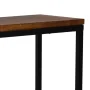 Ryan 34 in. Black/Chestnut Standard Rectangle Wood Console Table with Storage - Image 4