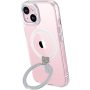 SaharaCase - Hybrid-Flex Kickstand Case with MagSafe for Apple iPhone 15 Plus - Clear - Image 1