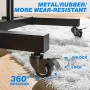 RTVR Rolling Mobile TV Cart Stand with Wheels for 32-83 inch Flat Panel, Adjustable Tall Modern Floor TV Stand, Max VESA 600x400mm - Image 4