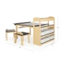 Kids Deluxe Art Center and Stool Set - Image 3