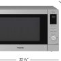 Panasonic - 1.2 Cu. Ft. 1000 Watt HomeCHEF CD87KS 4-in-1 Multioven Microwave - Airfryer, Broiler, Convection, Inverter - Silver - Image 2