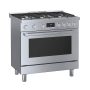 Bosch - 800 Series 36 in. Wide 3.5 Cu. Ft. Freestanding Gas Convection Range with Self-cleaning and 6 Dual Flame Ring Burners - Stainless Steel - Image 2